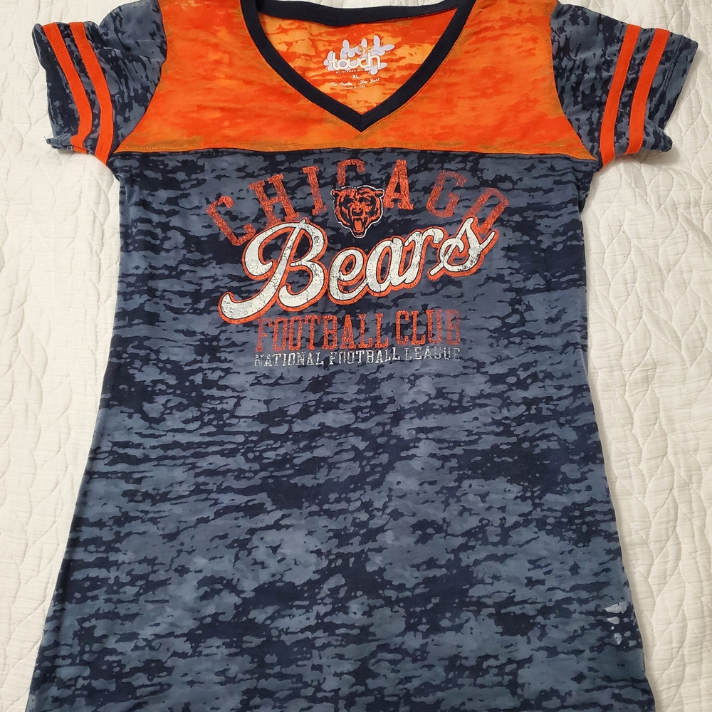 Orange and Blue Chicago BEARS Short Sleeve Jersey